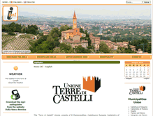 Tablet Screenshot of eng.turismoterredicastelli.it